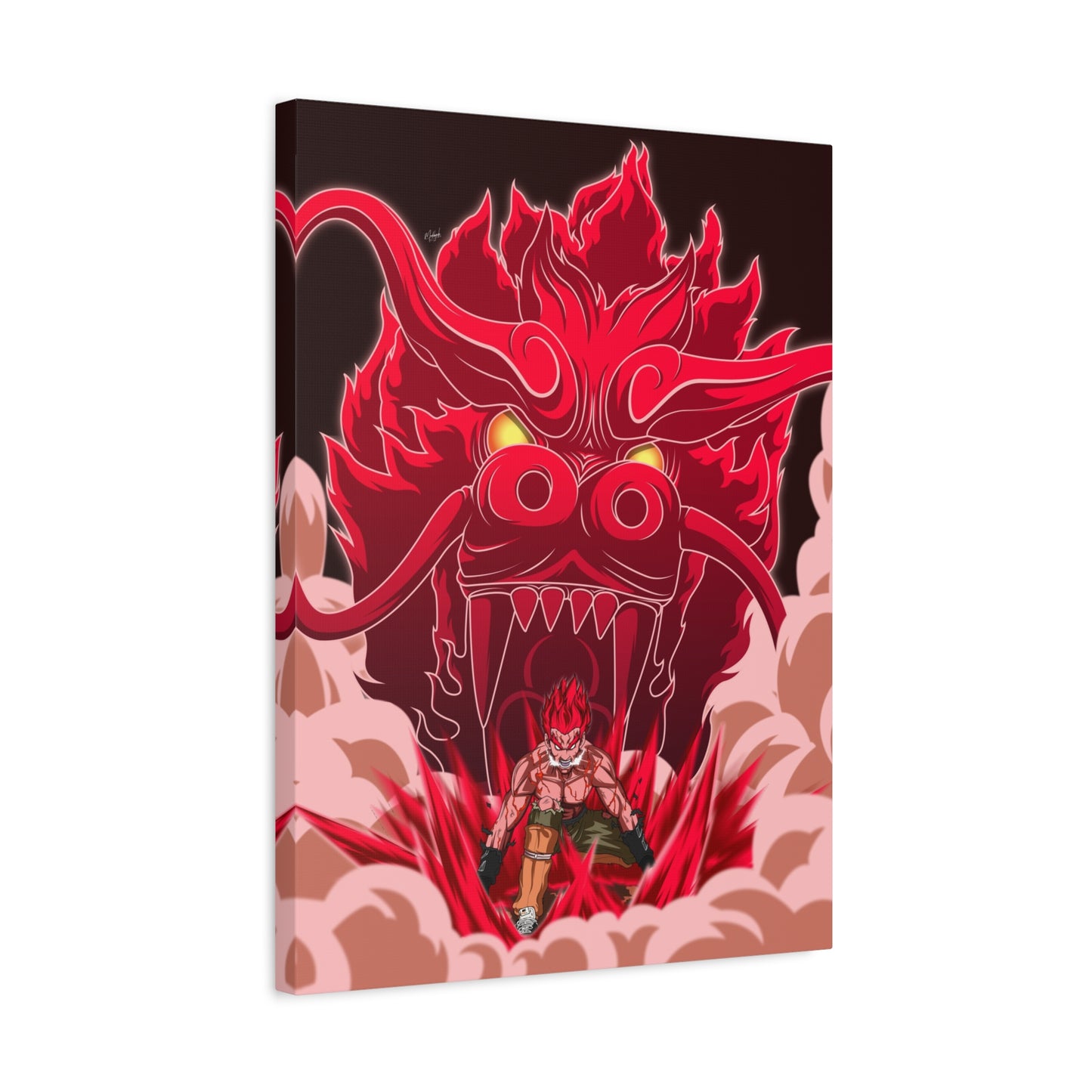 The Red Dragon Canvas