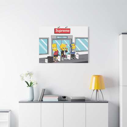 Springfield Streets Canvas