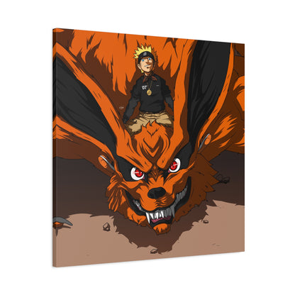The Ninja and Fox Canvas