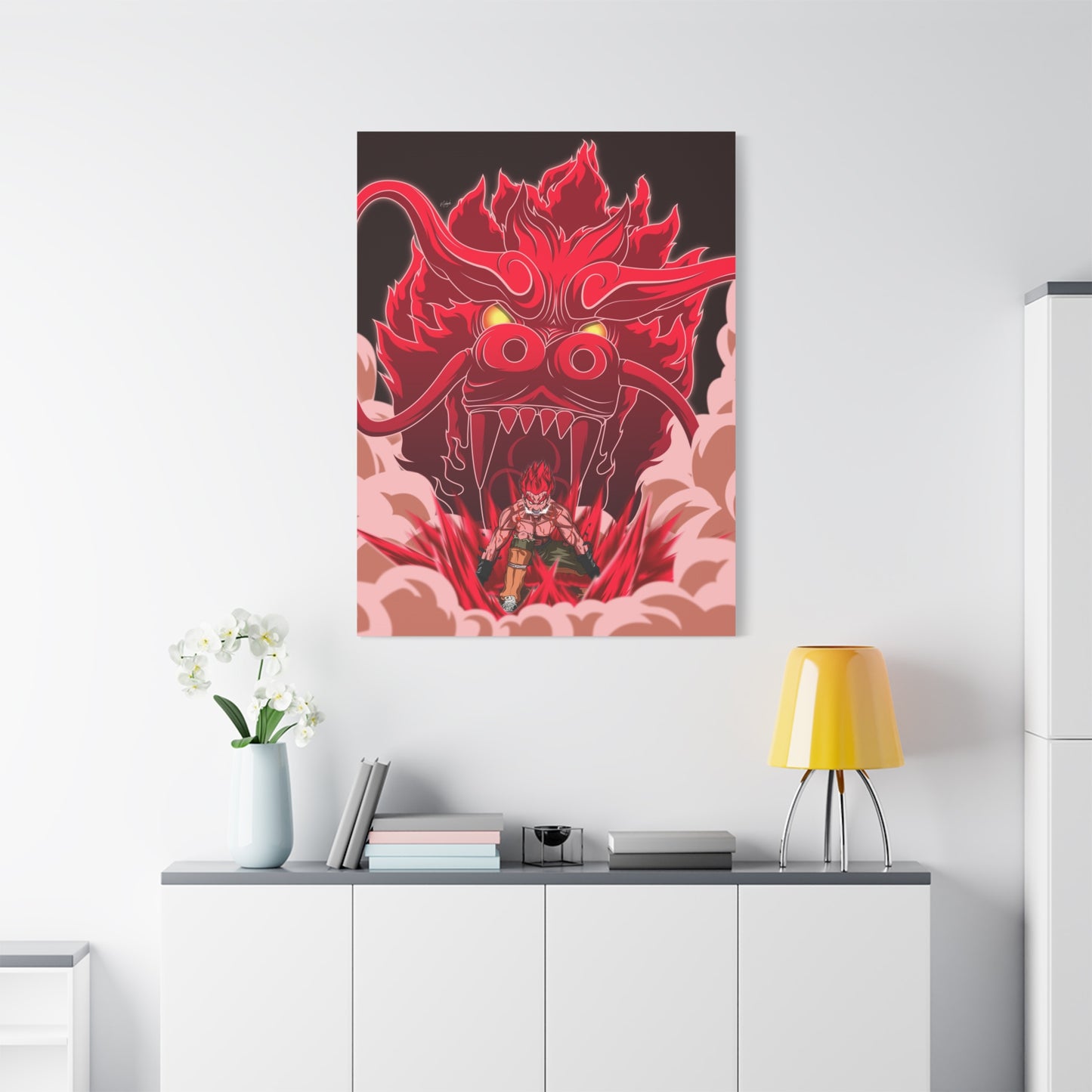 The Red Dragon Canvas