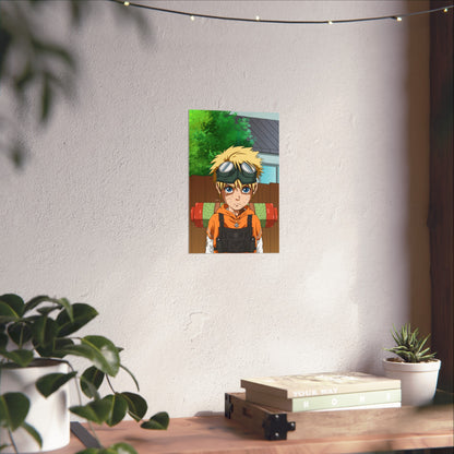 The Orange Spark Poster