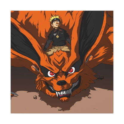 The Ninja and Fox Canvas