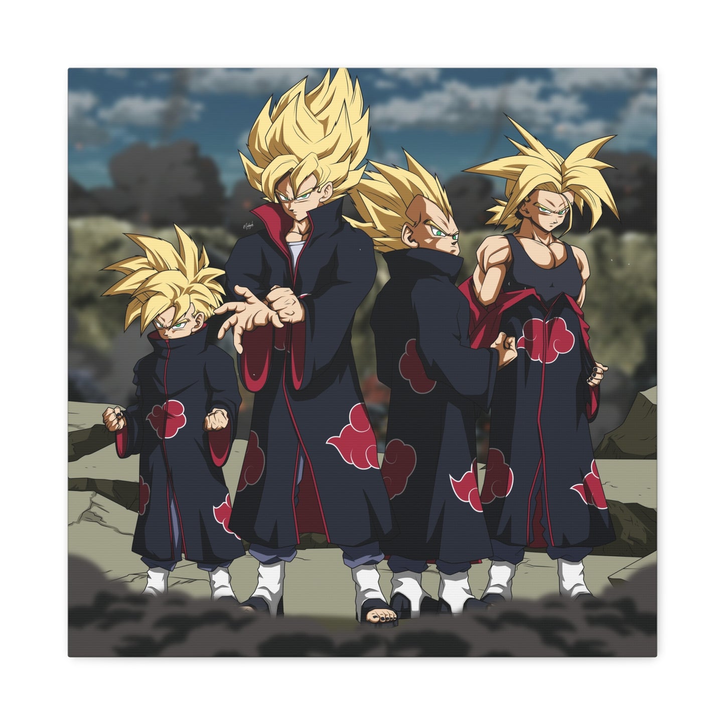 Team Earth (Power Up) Canvas