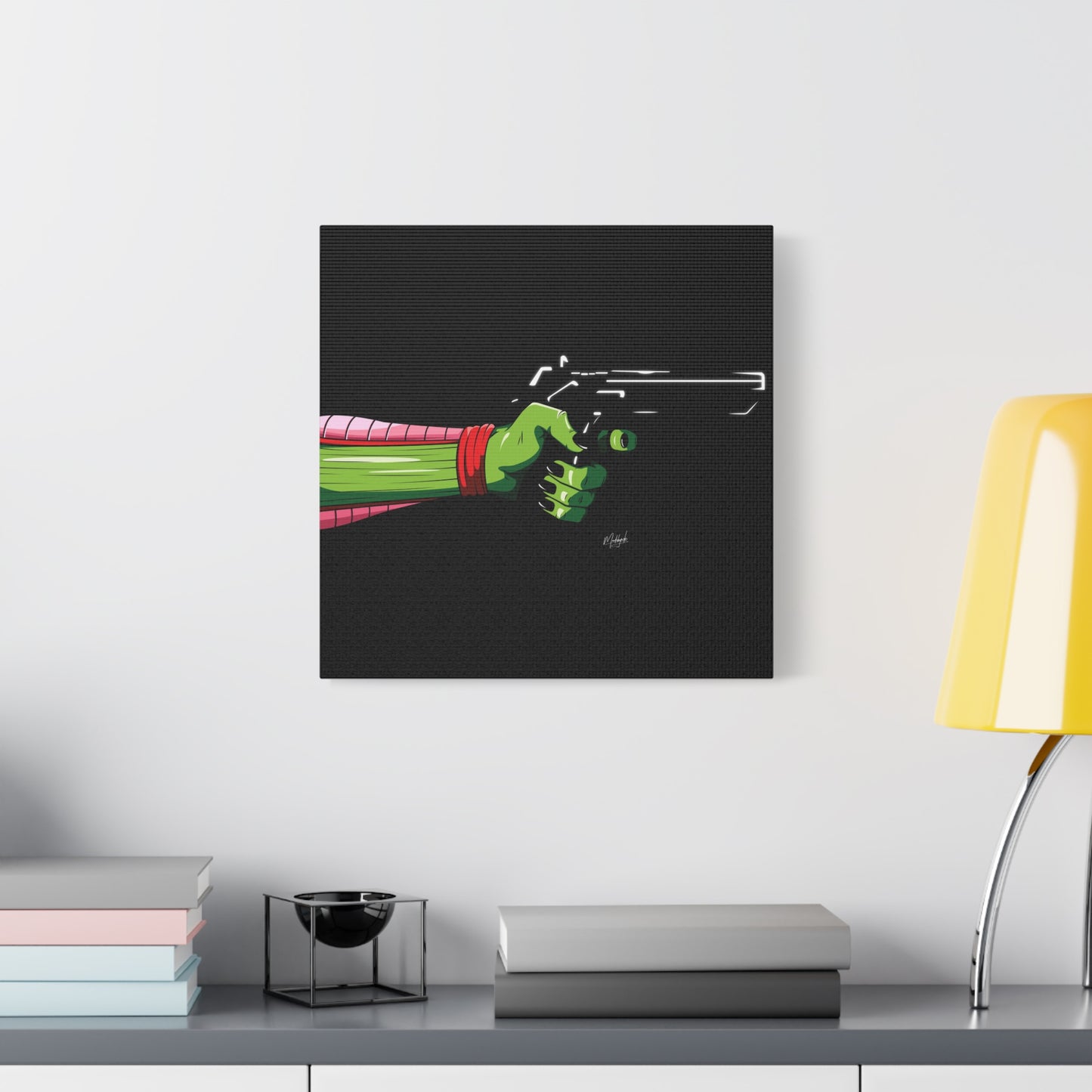 Namek Gun Canvas