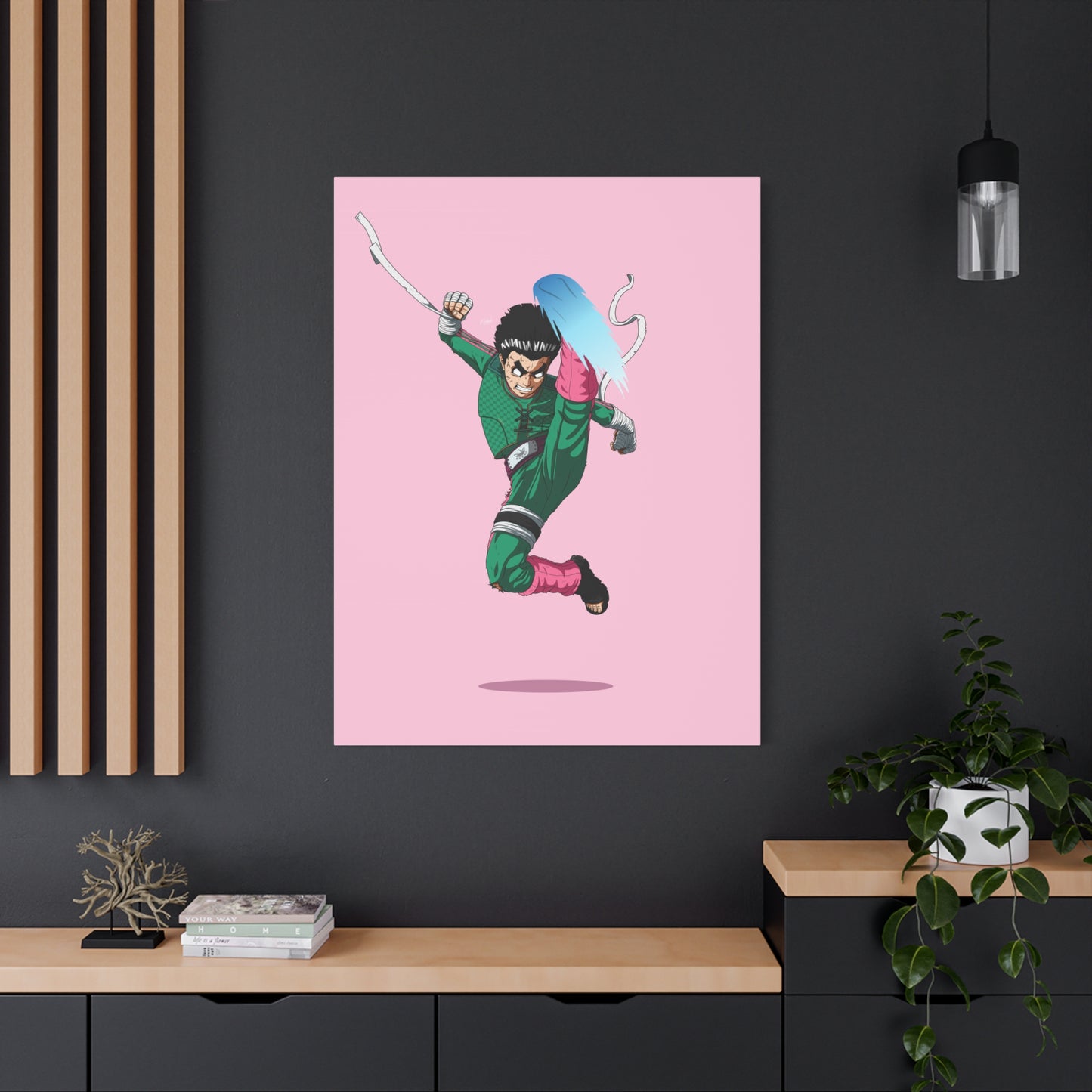 Green Hurricane Canvas