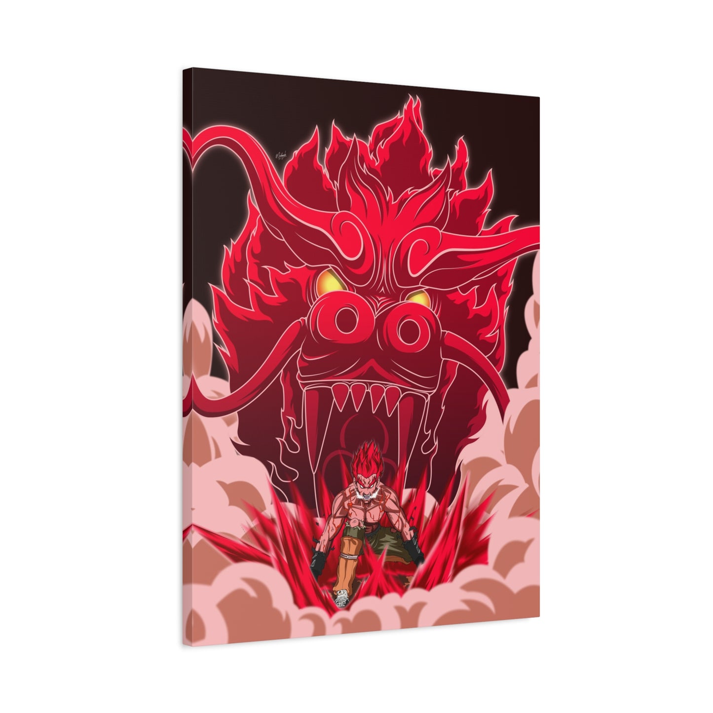 The Red Dragon Canvas