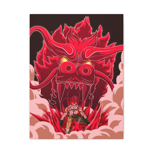 The Red Dragon Canvas