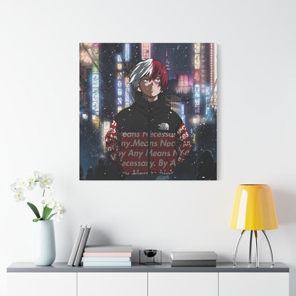 The Snowflame Kid Canvas