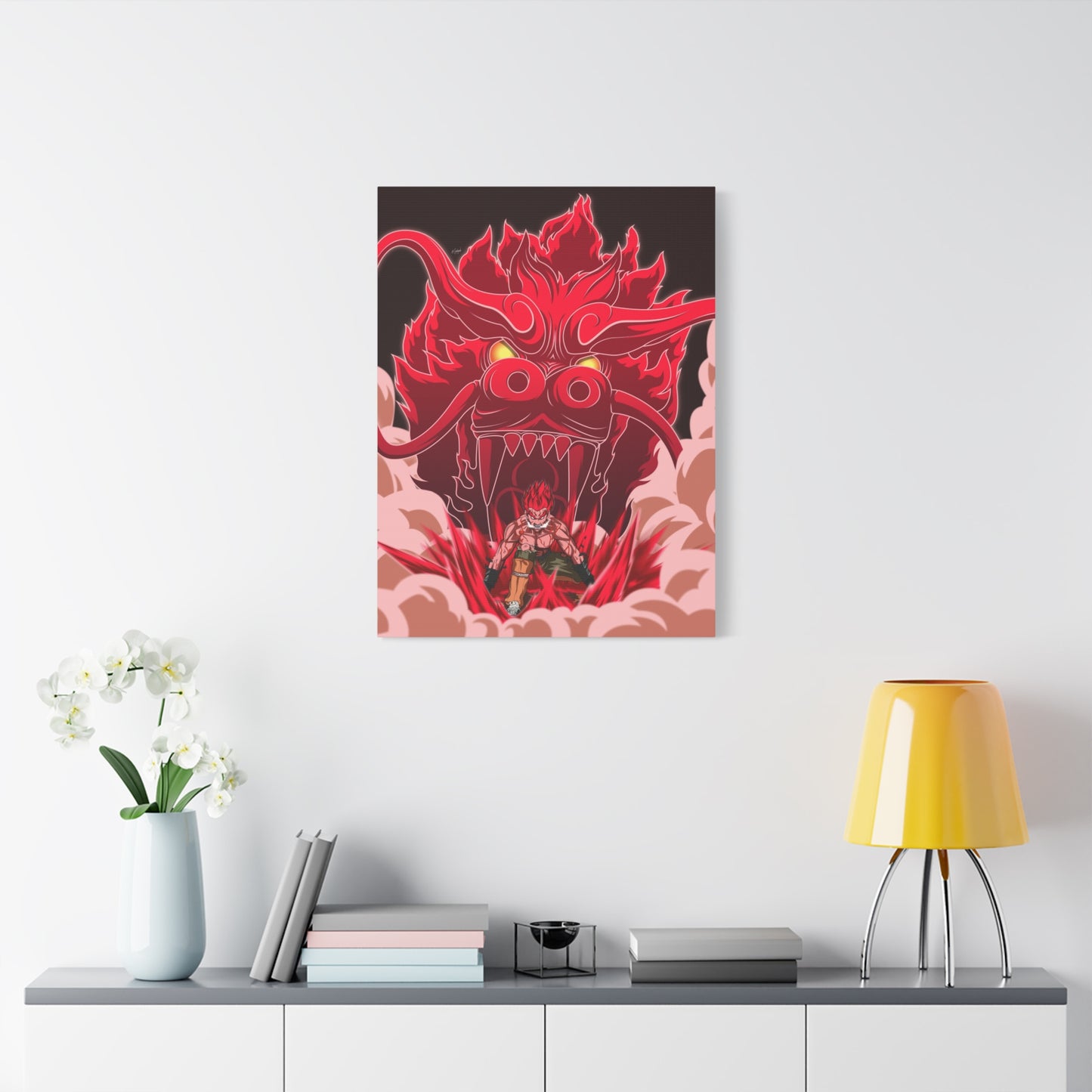 The Red Dragon Canvas