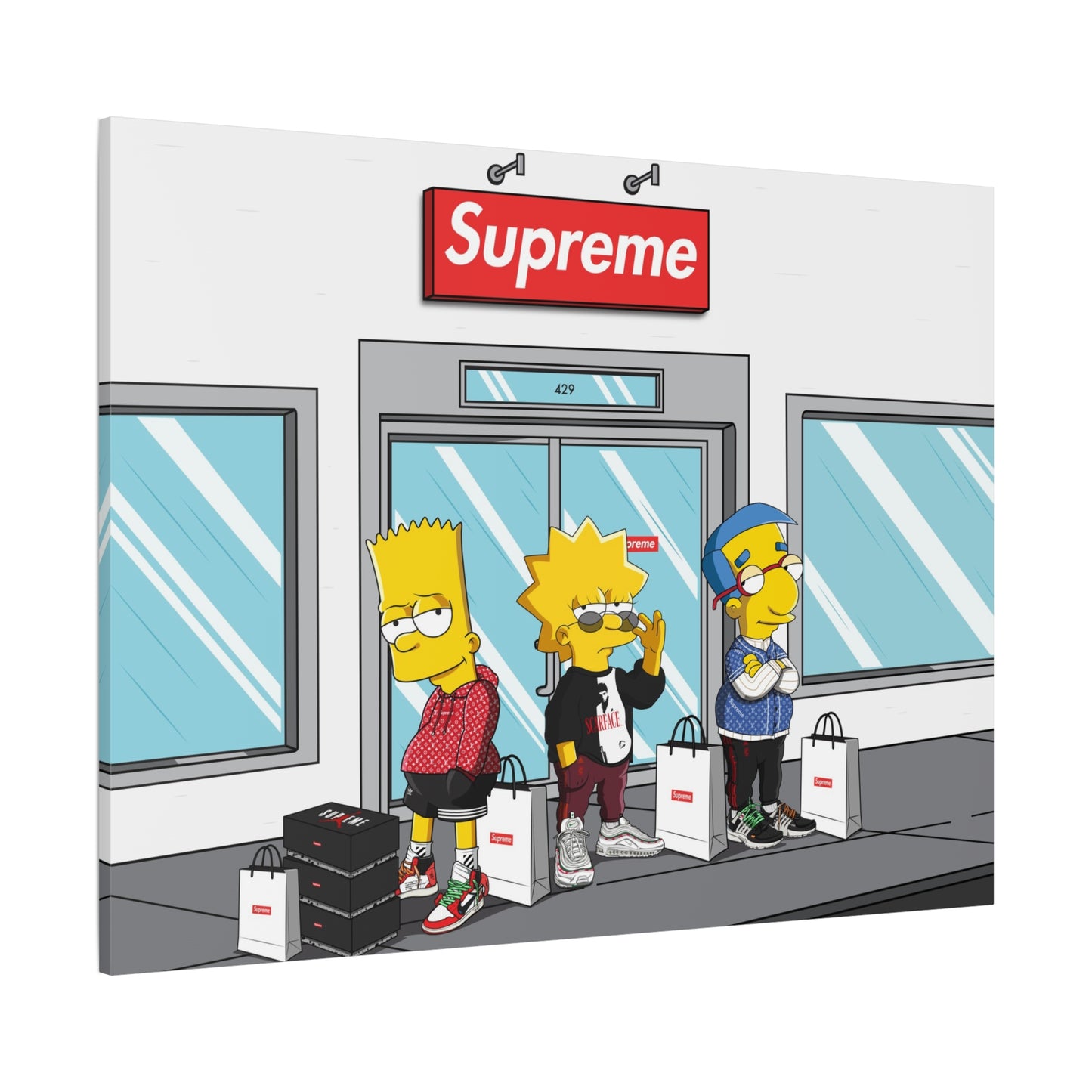 Springfield Streets Canvas