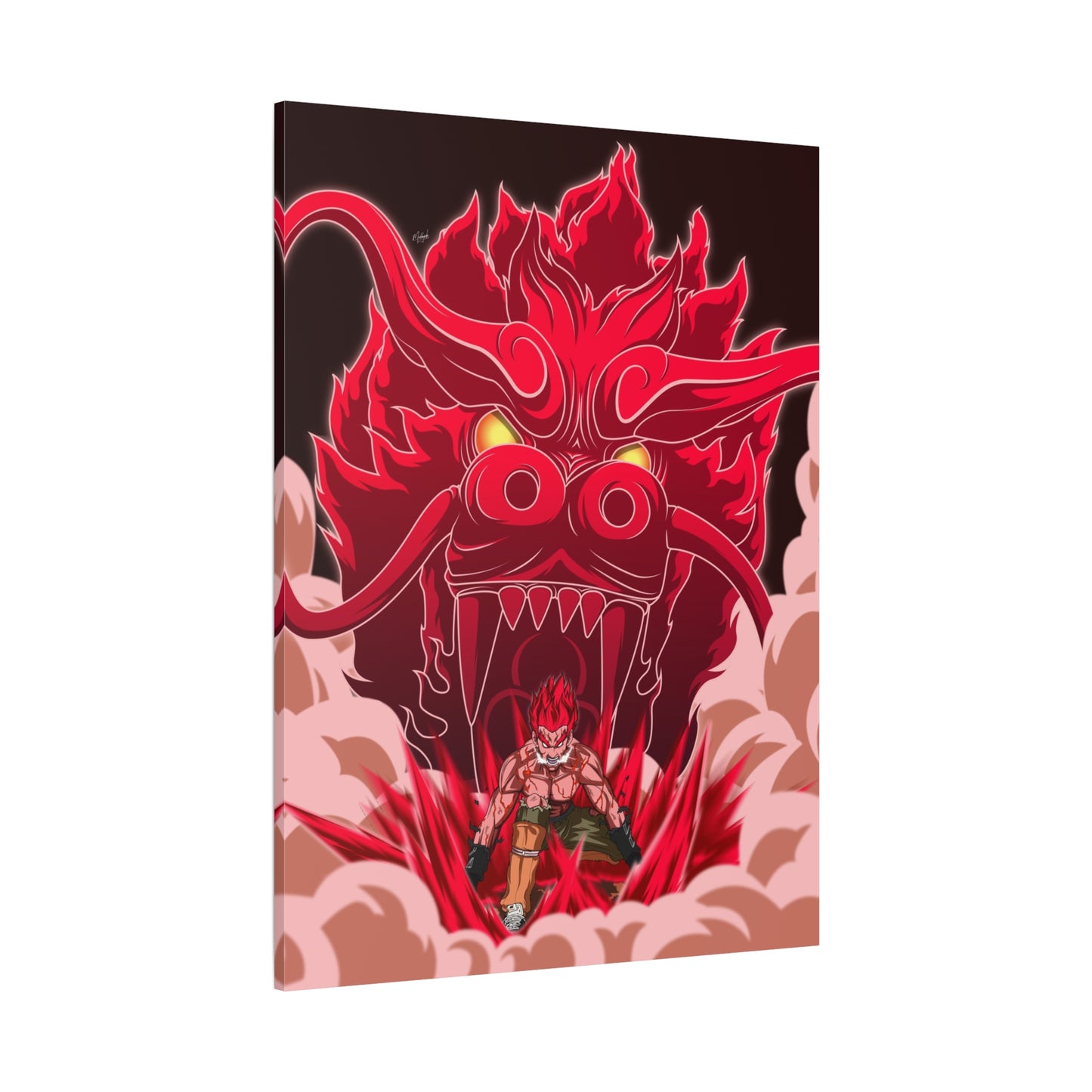 The Red Dragon Canvas