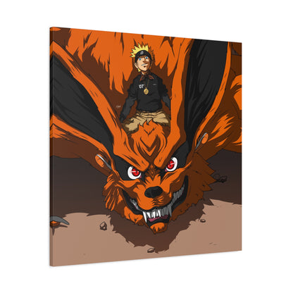 The Ninja and Fox Canvas