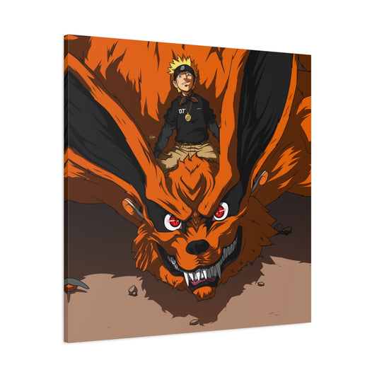 The Ninja and Fox Canvas